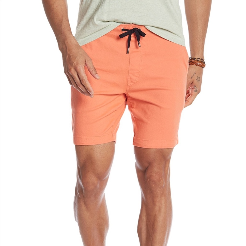 NWOT Mr. Swim Coral solid Cotton Chino Short